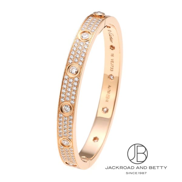 ラブブレスレット パヴェダイヤモンド[] Love Bracelet Pave Diamond | カルティエ 中古 ジュエリー