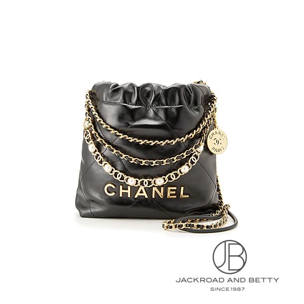 CHANEL 22 ミニ ハンドバック ブラック 黒[AS3980 B17401 94305] CHANEL 22 Mini Handbag |  シャネル 新品 バッグ/財布/小物