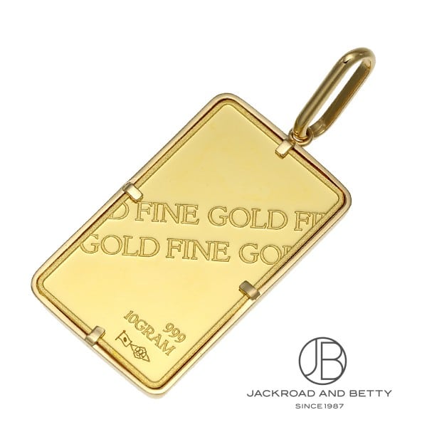 K24 インゴット 10g ペンダントトップ[] K24Fine Gold Ingot 10g Pendant Top | ノーブランド 新品  ジュエリー