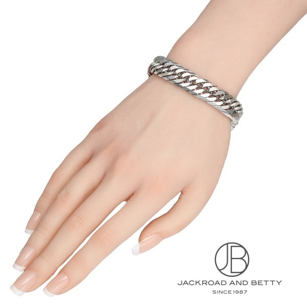 PT850 8面 トリプル 100g 21cm ブレスレット プラチナ 造幣局刻印有り[] PT850 Platinum Bracelet | 喜平  新品 ジュエリー