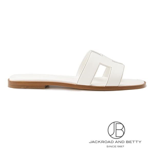 サンダル オラン ブラン ホワイト 白 37[H021056Z] Sandals Oran Blanc White | エルメス 新品  バッグ/財布/小物