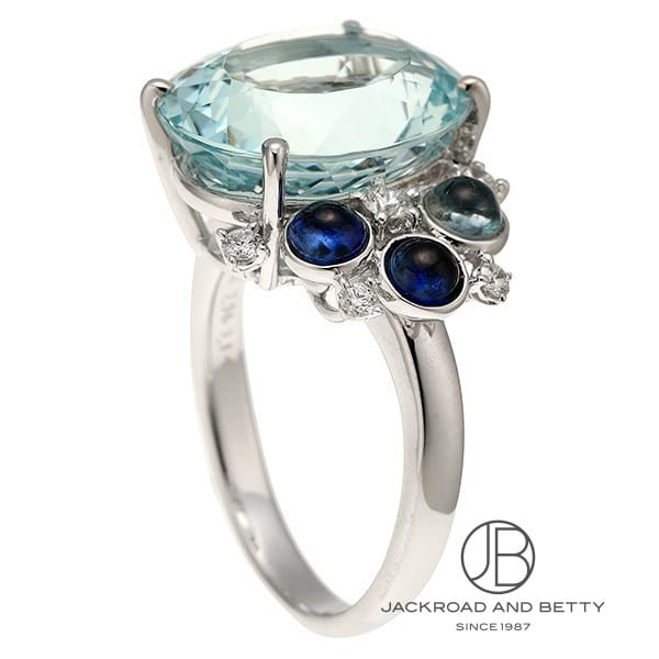 アクアマリン マルチカラーストーン リング[] Aquamarine Multi Colored Stones Ring | タサキ 中古 ジュエリー